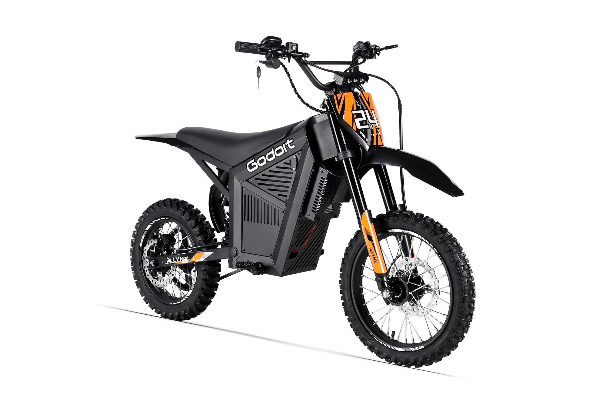 Cyrusher Lynx Electric Dirt Bike 3000W 37MPH Youth Off Road Bike - Image 4