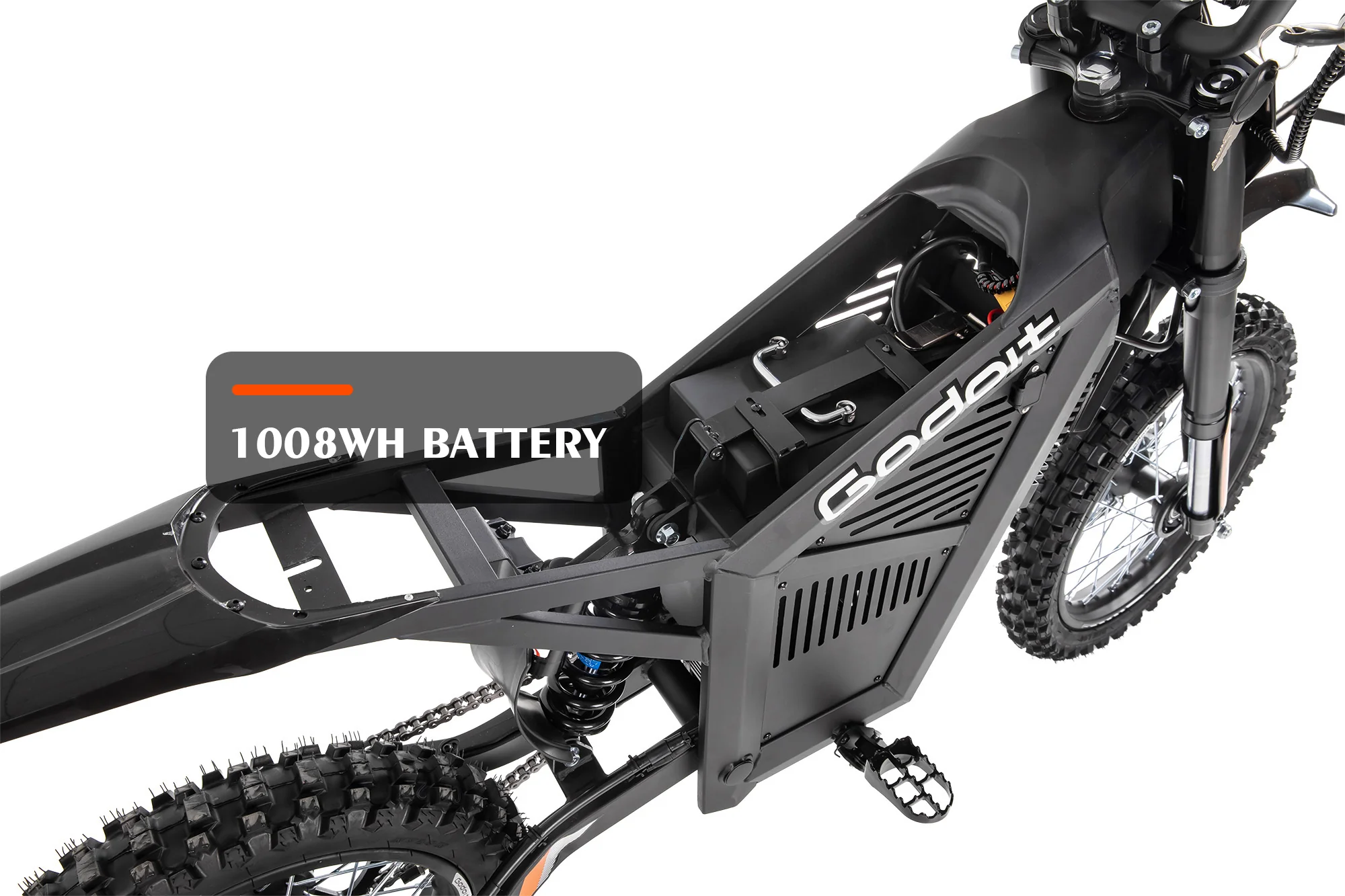 Cyrusher Lynx Electric Dirt Bike 3000W 37MPH Youth Off Road Bike - Image 5