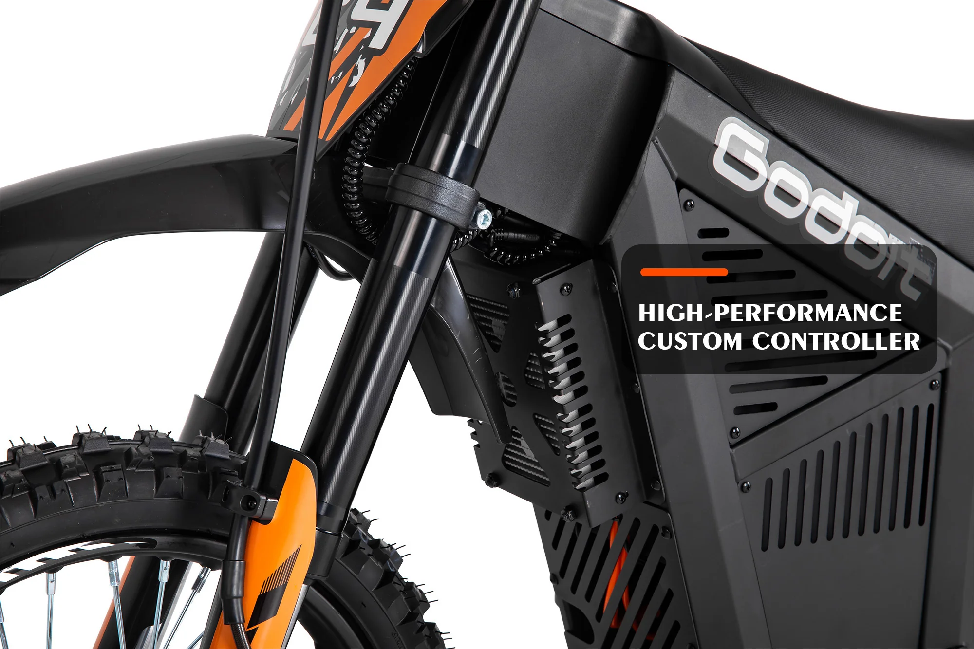 Cyrusher Lynx Electric Dirt Bike 3000W 37MPH Youth Off Road Bike - Image 6