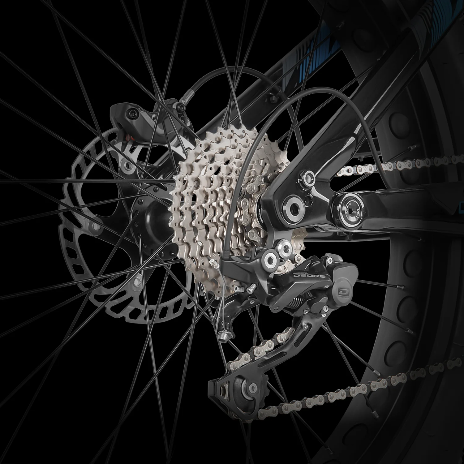 Nitro Mountain Mid-Drive All Terrain Air Shock Ebike - Image 10