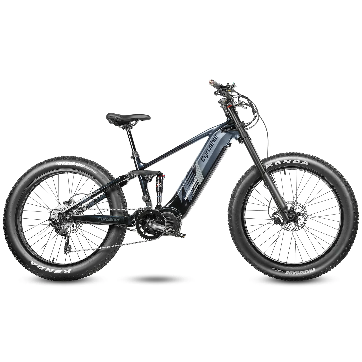 Nitro Mountain Mid-Drive All Terrain Air Shock Ebike - Image 3