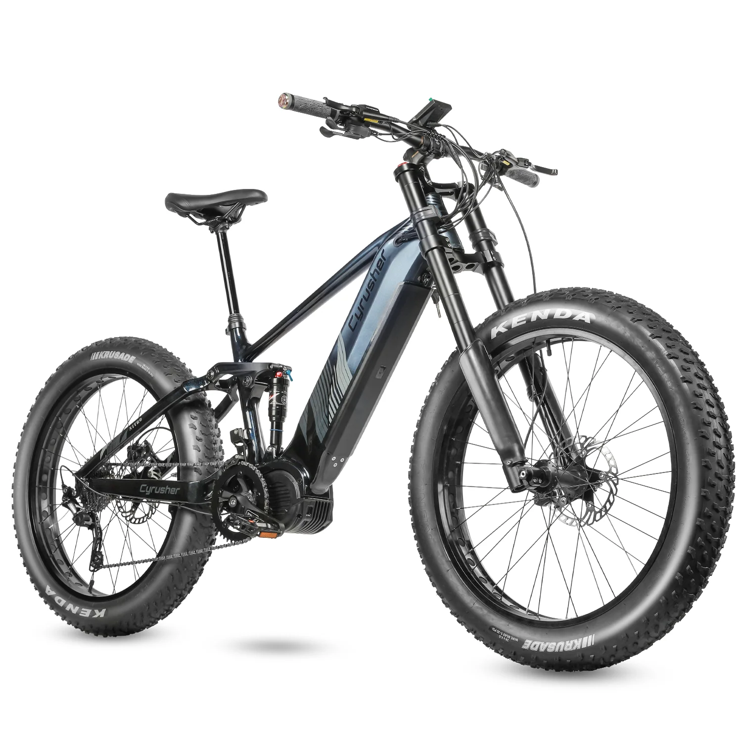 Nitro Mountain Mid-Drive All Terrain Air Shock Ebike - Image 4