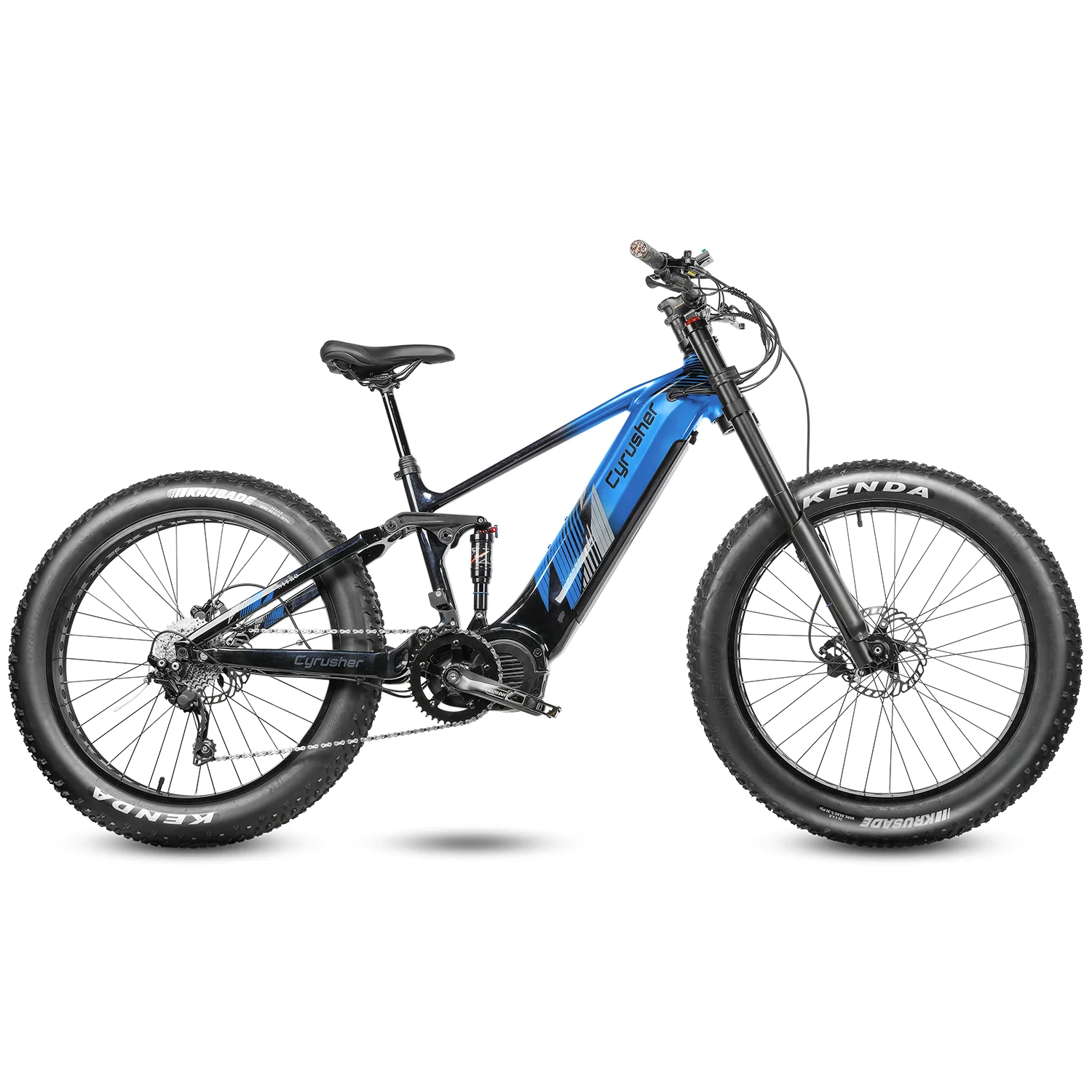 Nitro Mountain Mid-Drive All Terrain Air Shock Ebike - Image 5