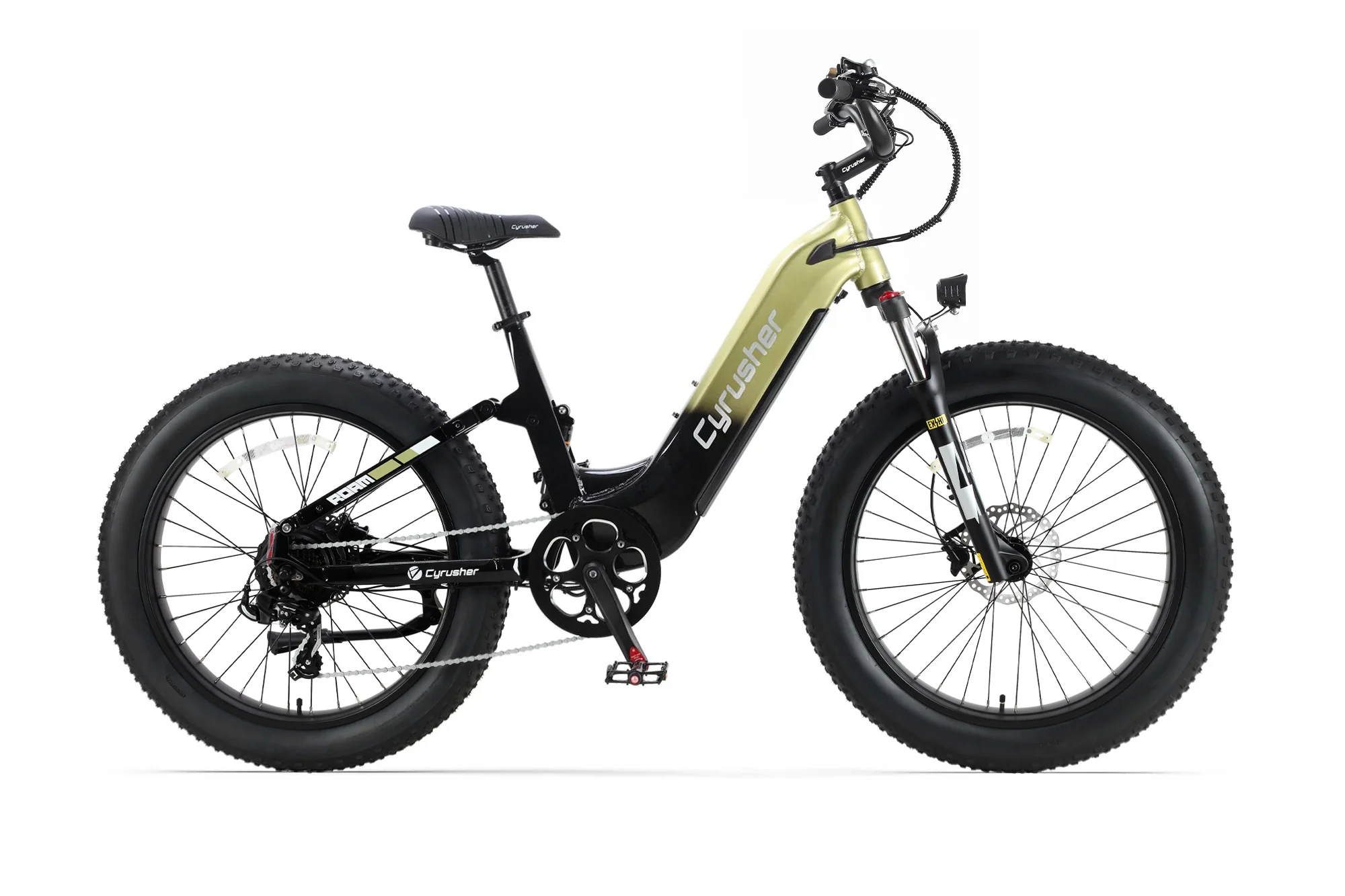 Cyrusher Roam Step-Thru Full-Suspension E-Bike - Image 13