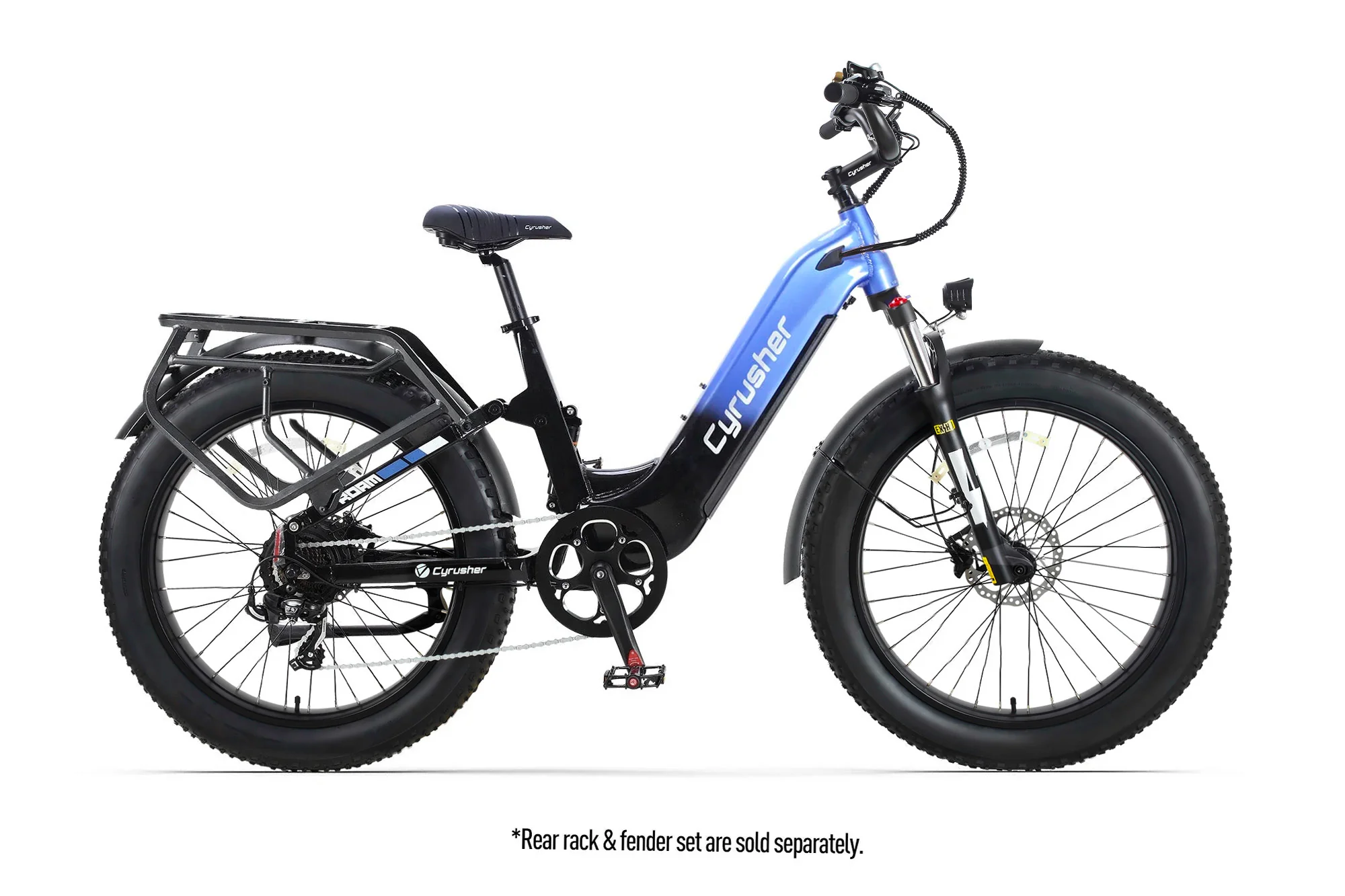 Cyrusher Roam Step-Thru Full-Suspension E-Bike - Image 6