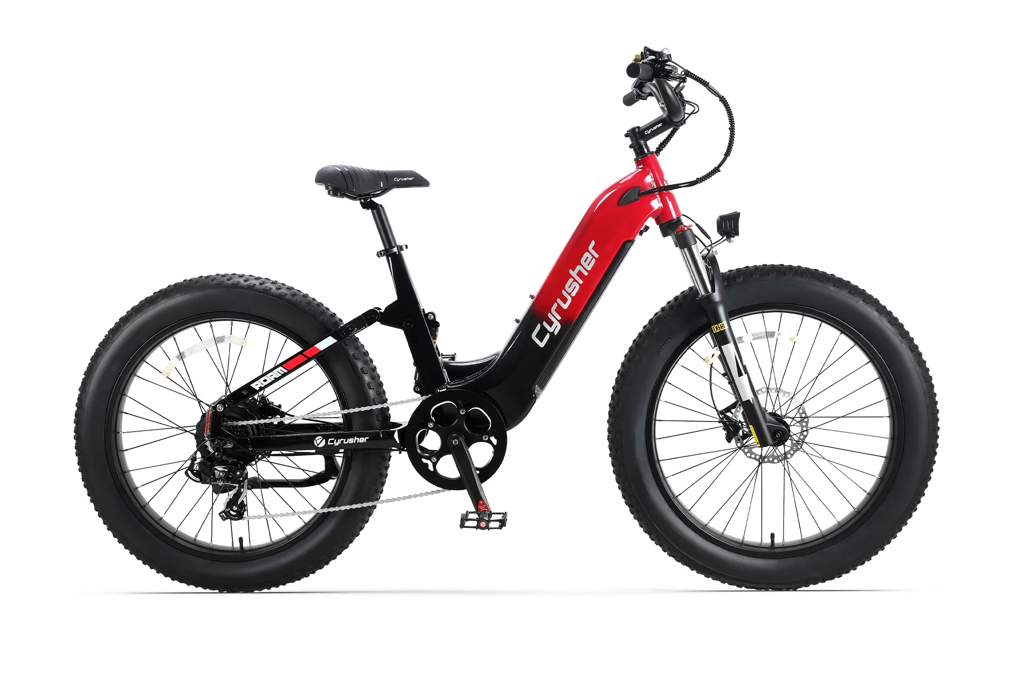 Cyrusher Roam Step-Thru Full-Suspension E-Bike - Image 9