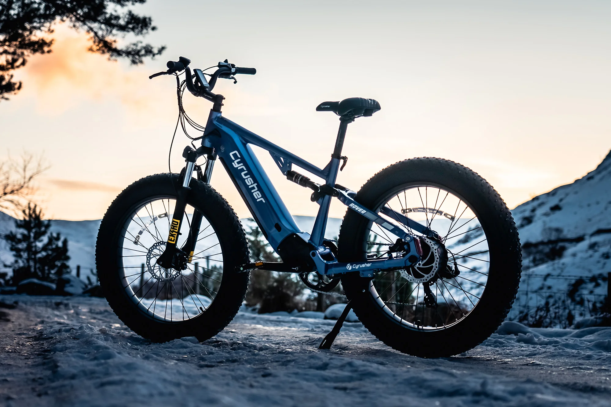 Cyrusher Rover Step-Over Full-Suspension E-Bike - Image 3
