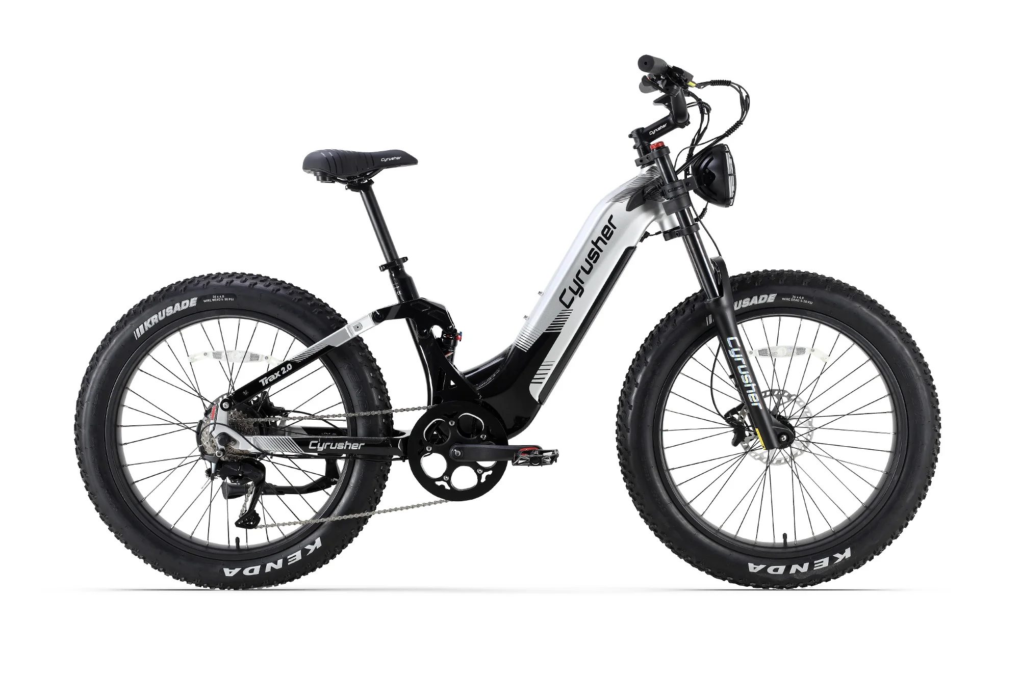 Cyrusher Trax 2.0 Step-Thru Full-Suspension E-Bike - Image 11