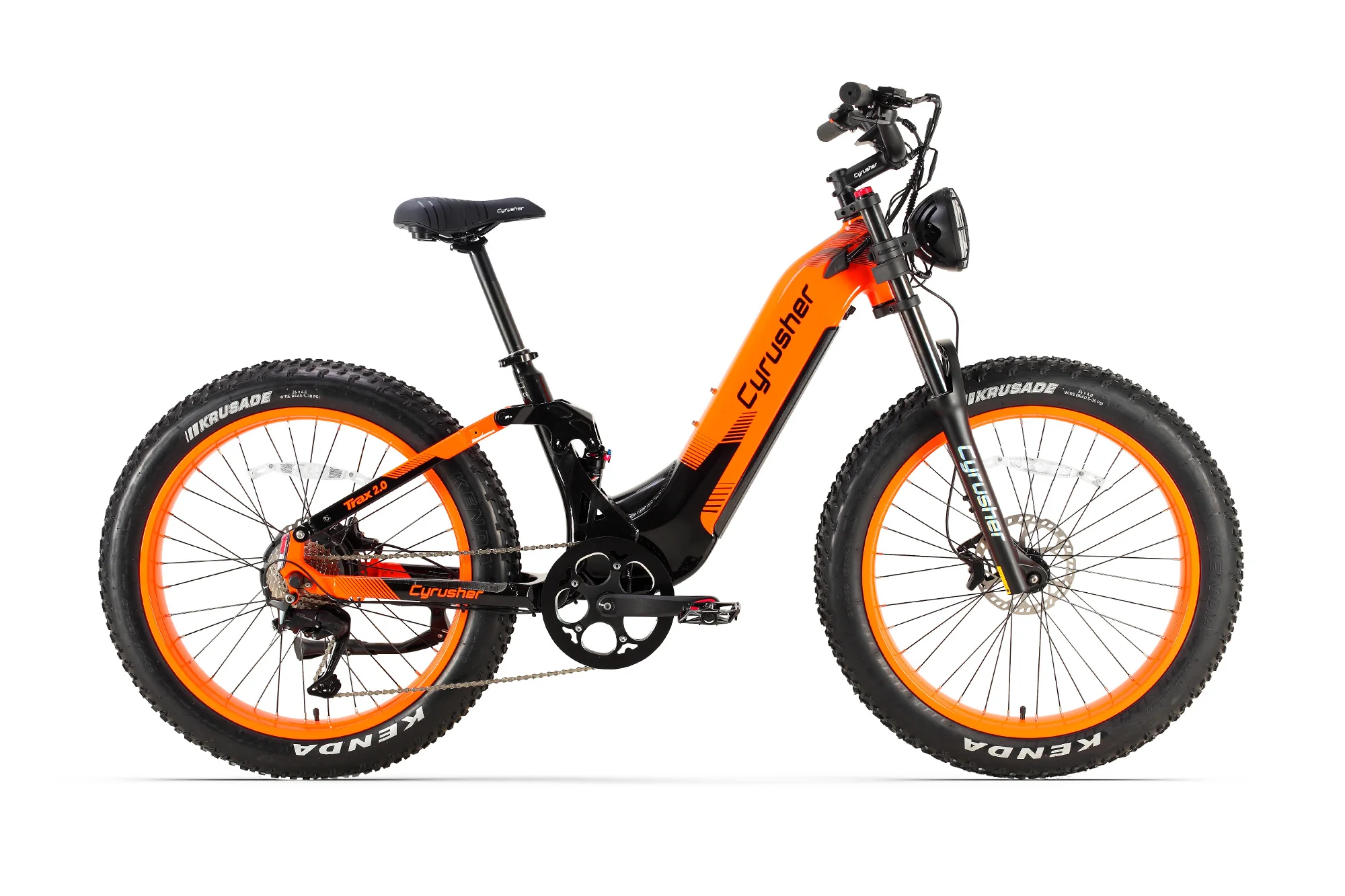 Cyrusher Trax 2.0 Step-Thru Full-Suspension E-Bike - Image 14