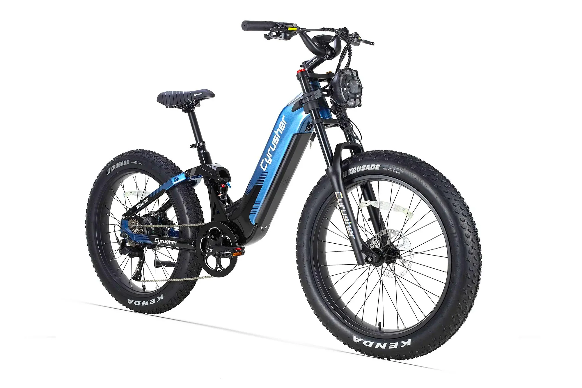 Cyrusher Trax 2.0 Step-Thru Full-Suspension E-Bike - Image 3